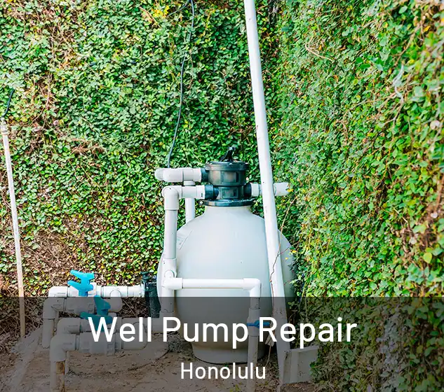 Well Pump Repair Honolulu